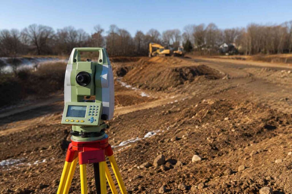 Topography survey equipment