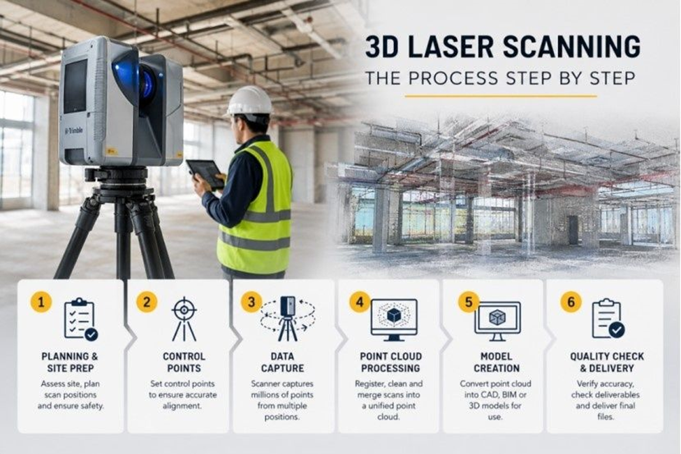 What Really Happens During a 3D Laser Scan (Step by Step)