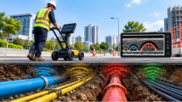 Underground utility survey and detection